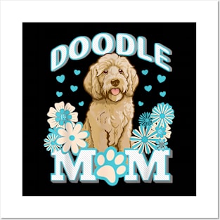 Goldendoodle Doodle Dog Mom Mum Posters and Art